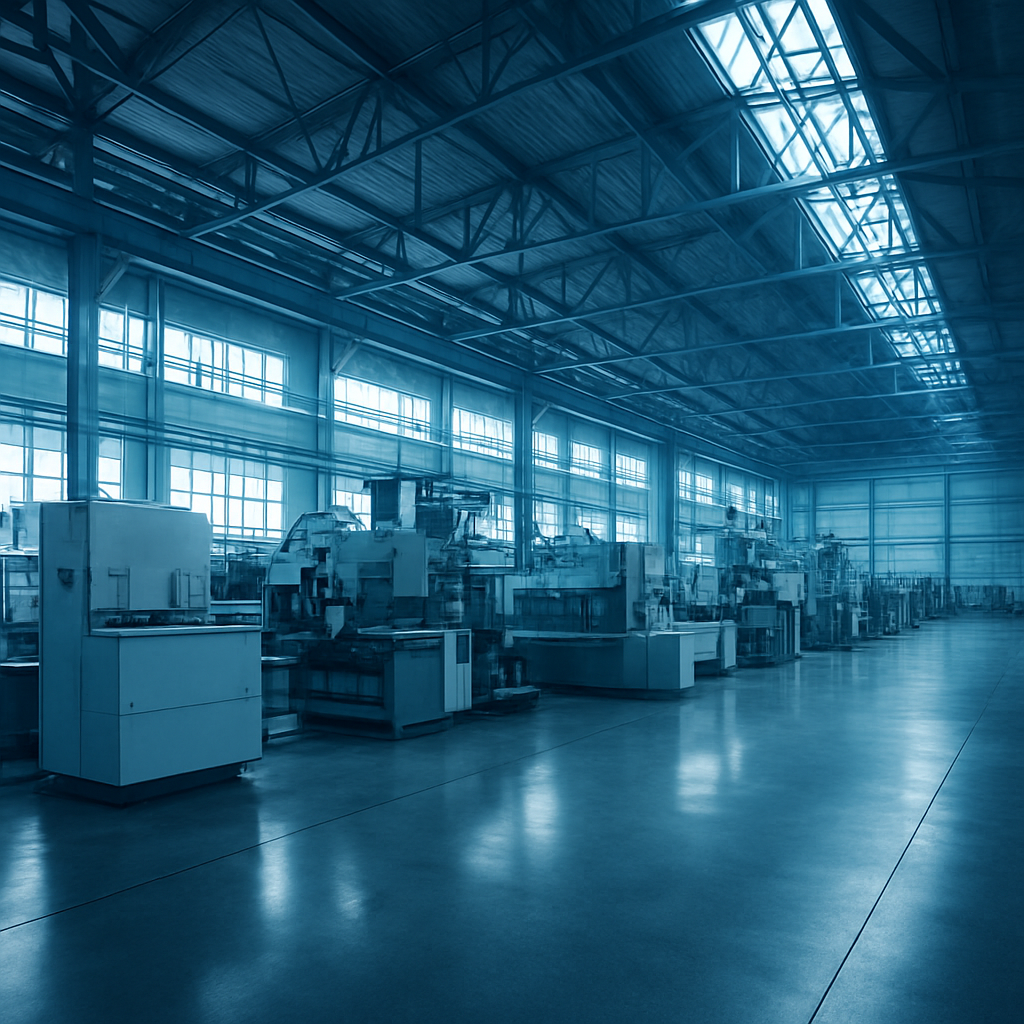 Modern industrial facility interior
